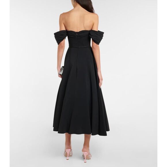 GIAMBATTISTA VALLI Off-shoulder midi dress US 4 $4300 - Picture 3 of 11